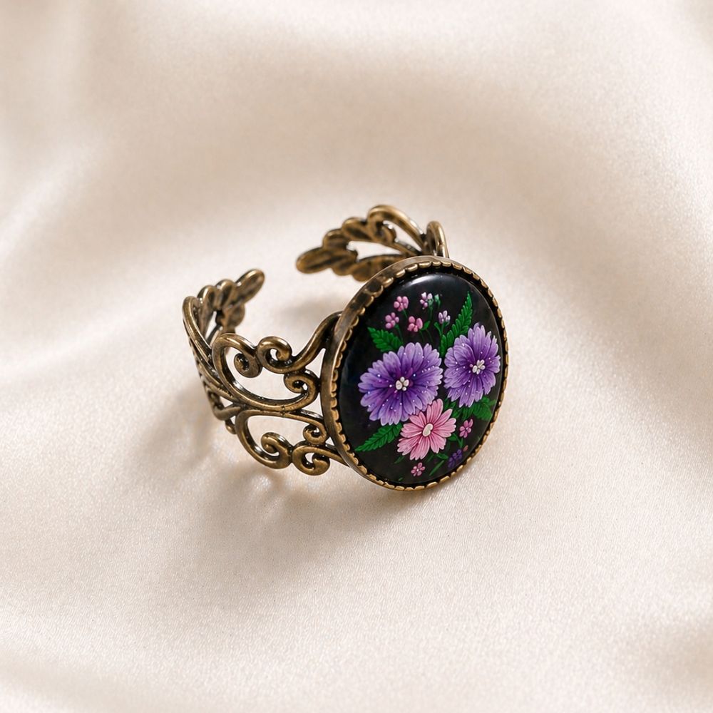 Bague Fleurie Vintage