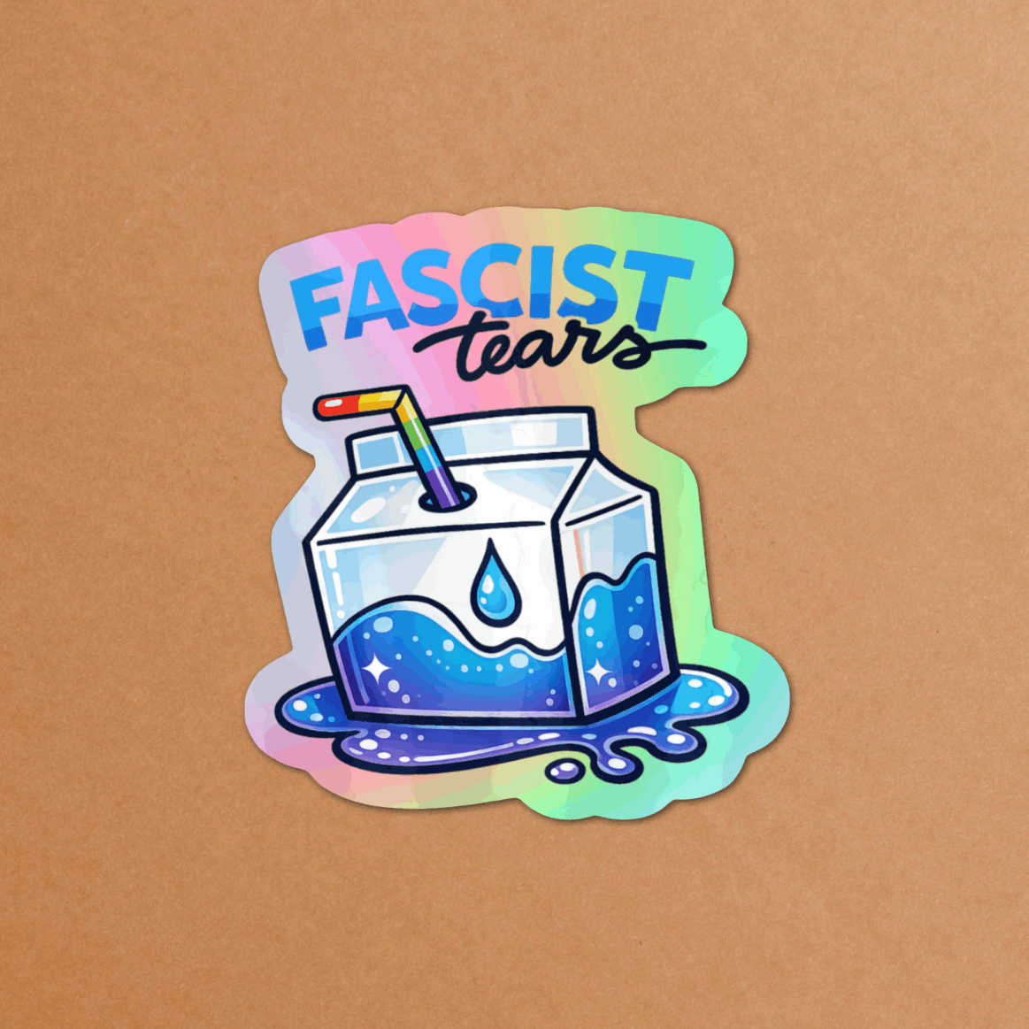 Sticker Fascist tears 💧