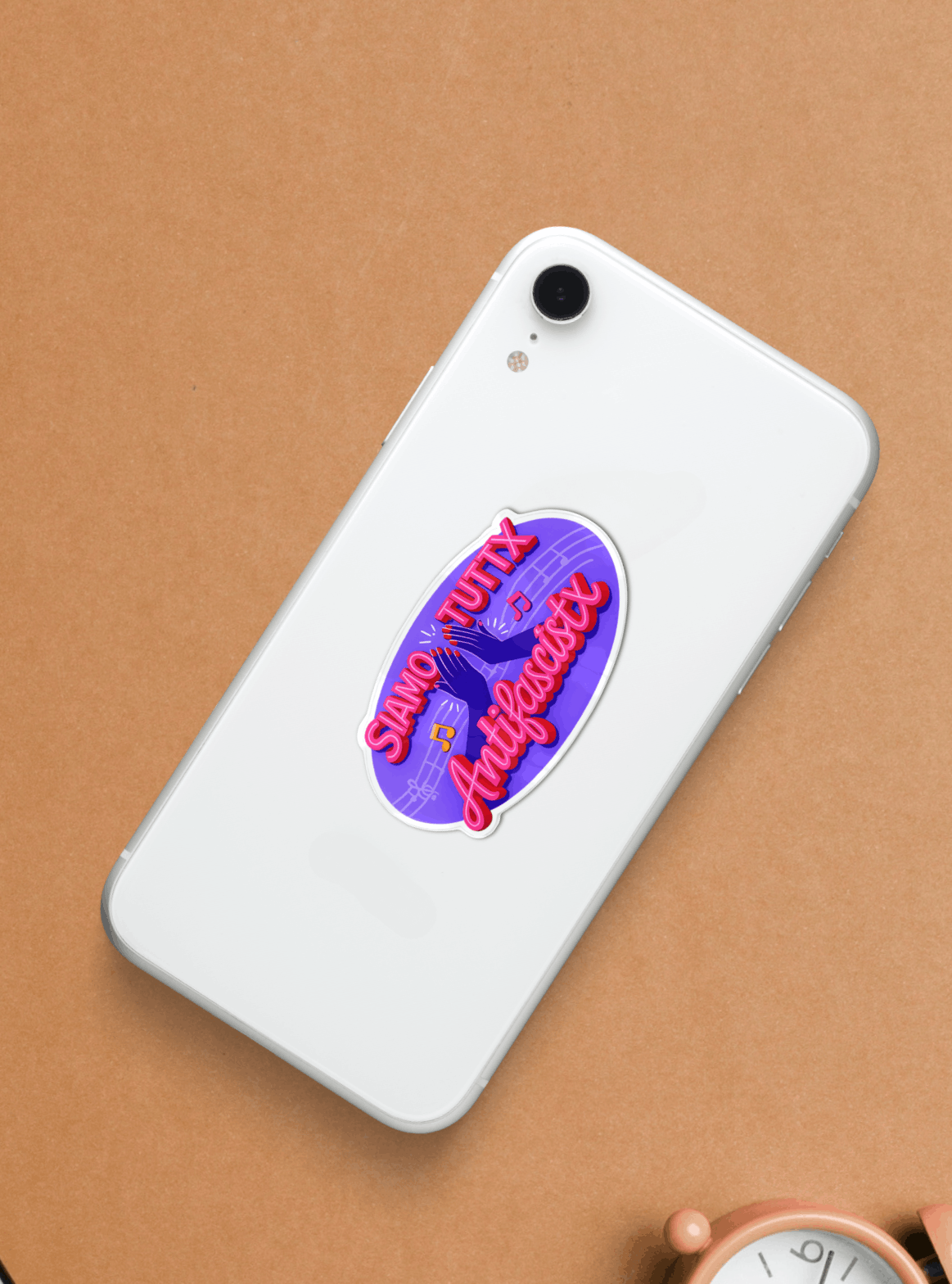 Sticker Siamo TuttX AntifascistX 👏
