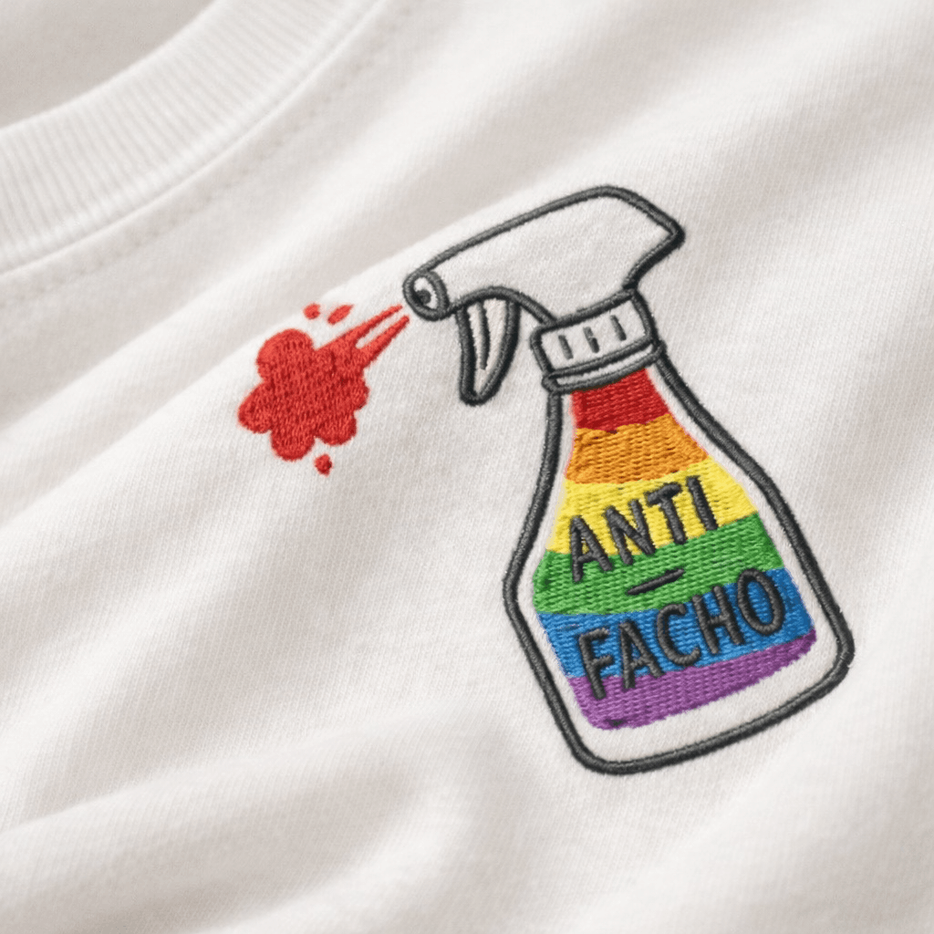 Sweat à capuche Anti-facho spray 🫧