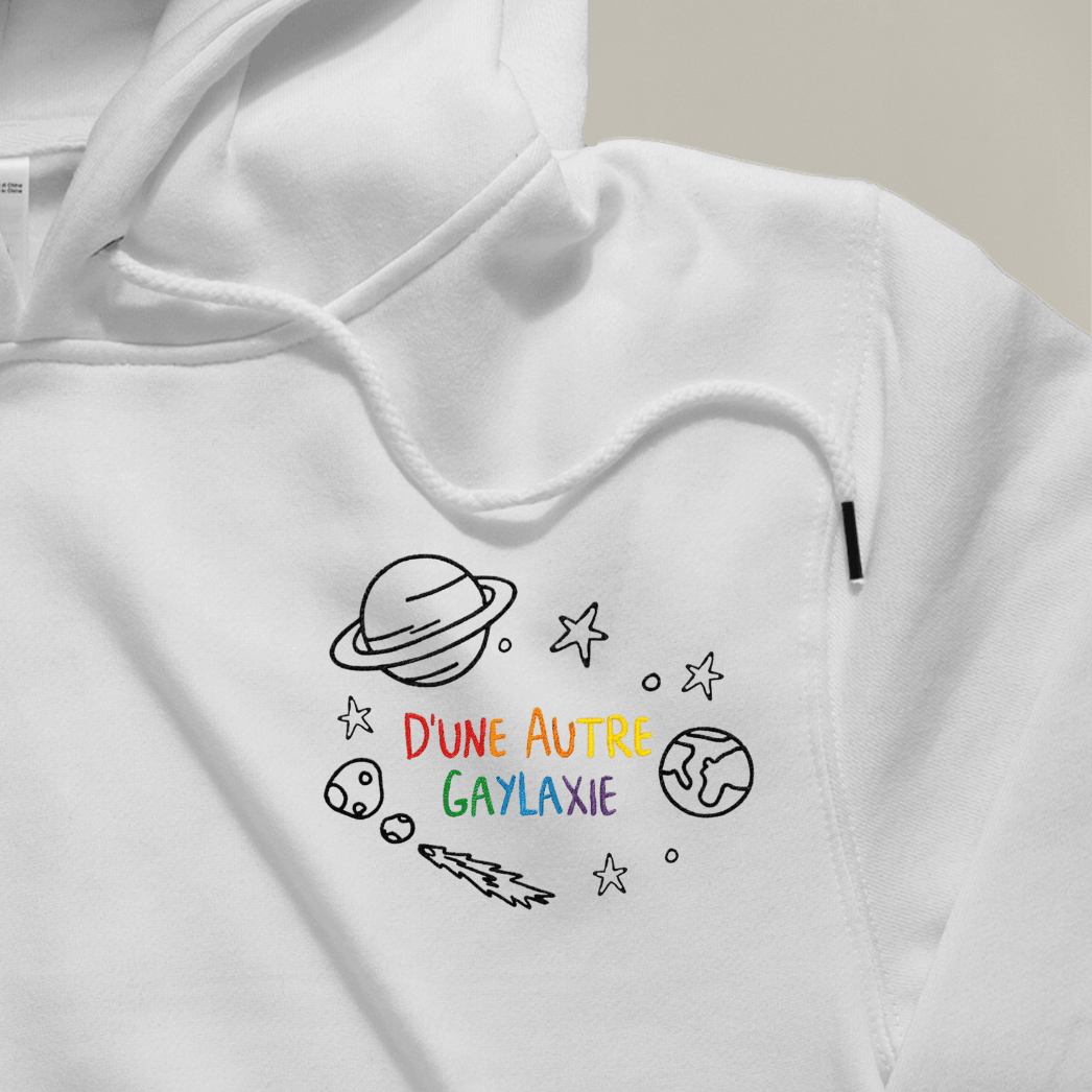 Sweat à capuche D’une autre gaylaxie