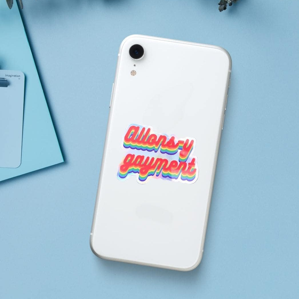 Sticker Allons-y Gayment