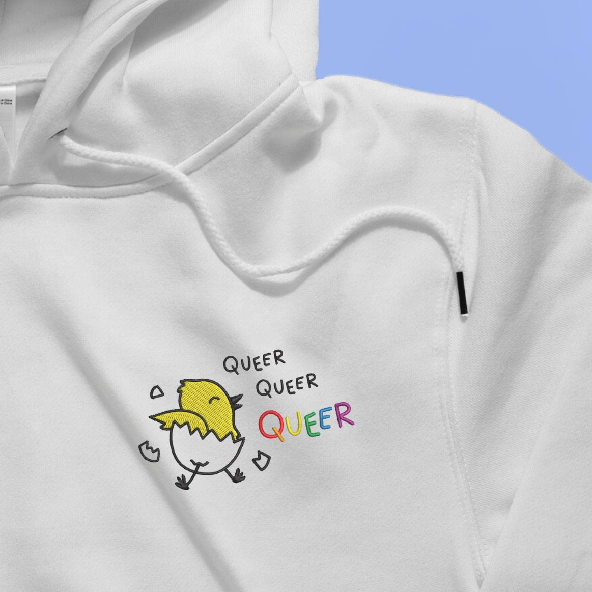 Sweat à capuche Queer, Queer, Queer