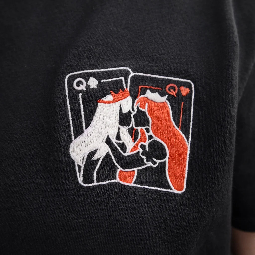Sweat à capuche Queen Cards