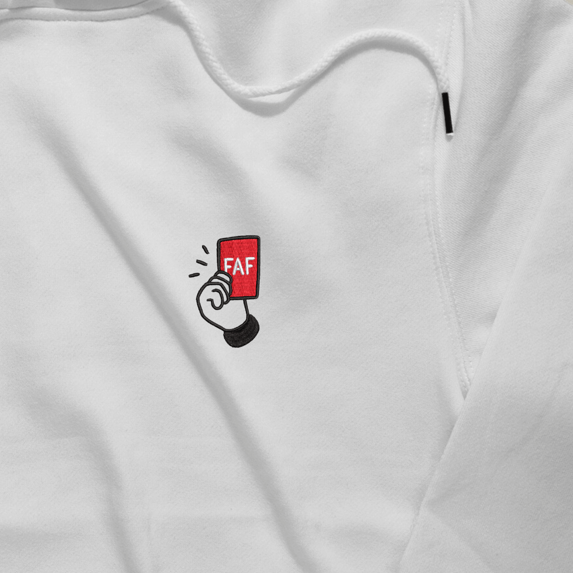 Sweat à capuche Carton Rouge FAF 🟥