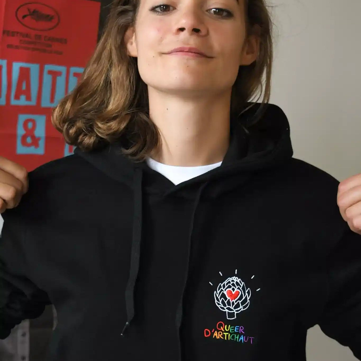 Sweat à capuche Queer d’artichaut