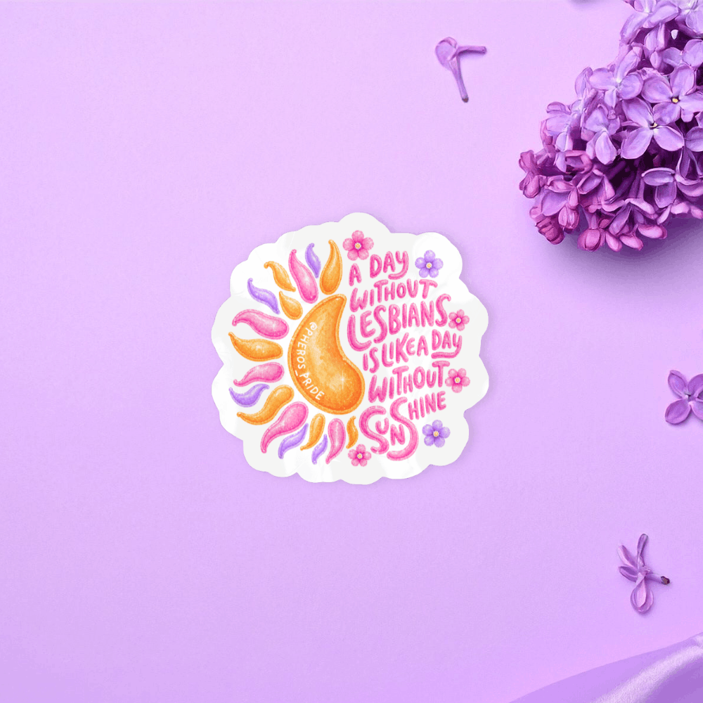 Sticker Lesbians Sunshine